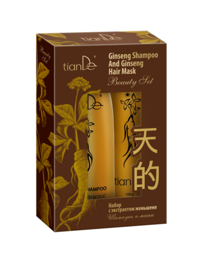 Set ginseng šampon i maska za kosu, 220 g +100 g